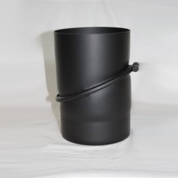 Rauchrohrbogen 0-45° DN 130 mm Ofenrohr Bogen schwarz
