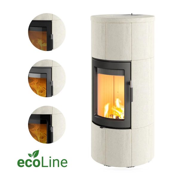 Maestro 1 Limestone EcoLine Tür Schwarz