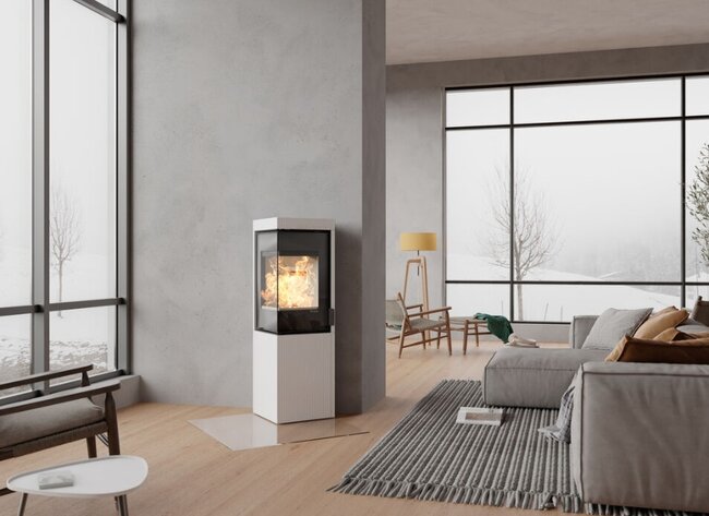 Nordpeis Kaminofen Quadro Colorado White Exclusive