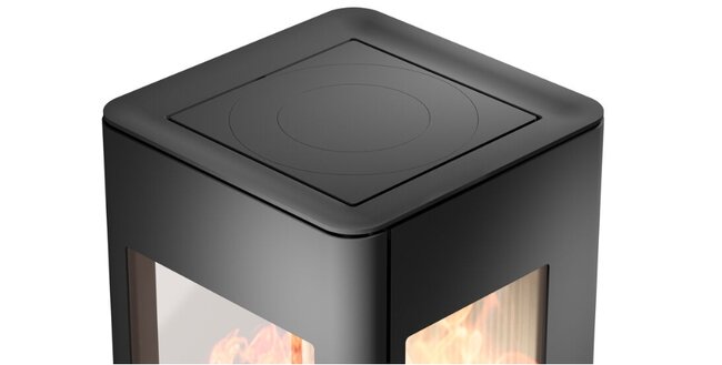 Nordpeis Kaminofen YoU Ceiling Deckenhängend helle Thermotte