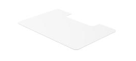 YoU Pedestal Vorlegeplatte Glas klar 50 cm