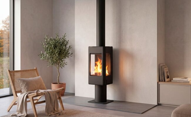 Nordpeis kaminofen YoU Pedestal helle Thermotte