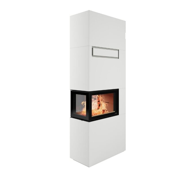 Kaminbausatz Nordpeis Genève P High helle Thermotte