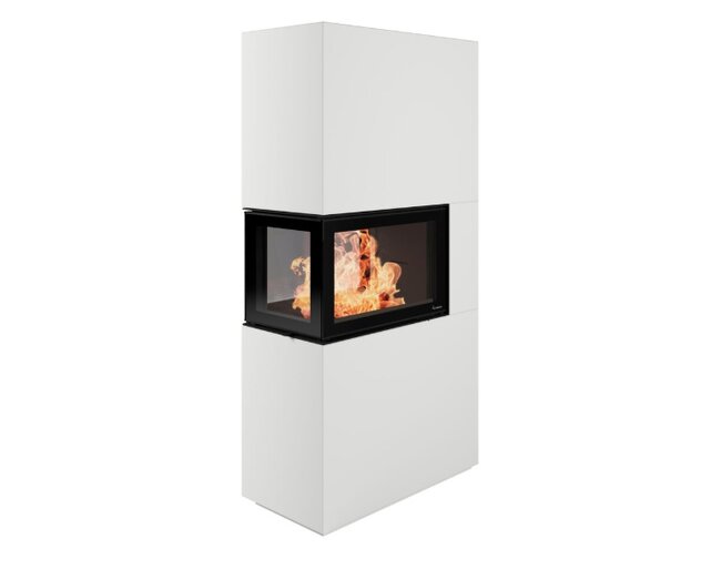 Kaminbausatz Nordpeis Genève P dunkle Thermotte