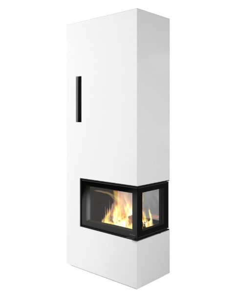 Kaminbausatz Nordpeis Davos P High dunkle Thermotte