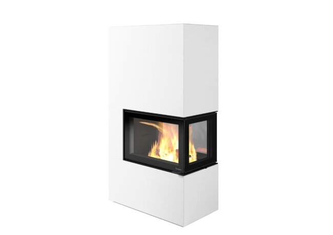 Kaminbausatz Nordpeis Davos P dunkle Thermotte