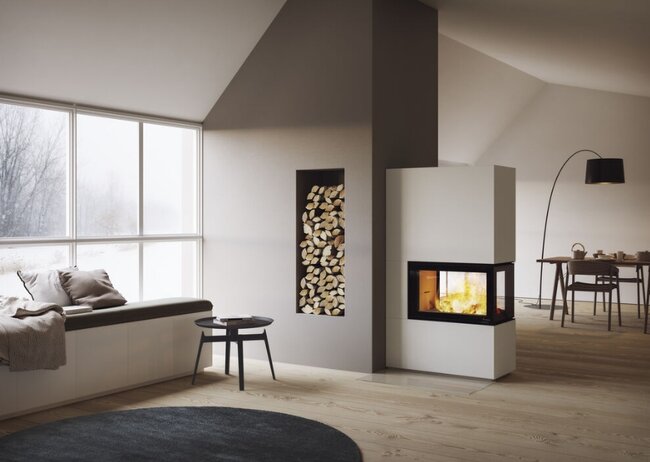 Kaminbausatz Nordpeis Davos P helle Thermotte