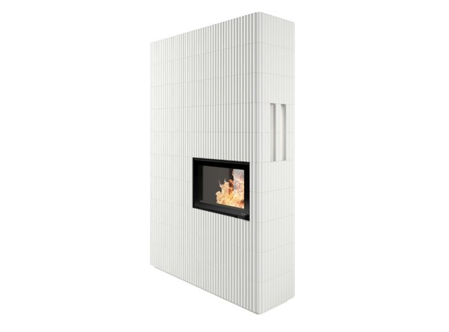 Kaminbausatz Nordpeis Wave T Wide 3+5 dunkle Thermotte