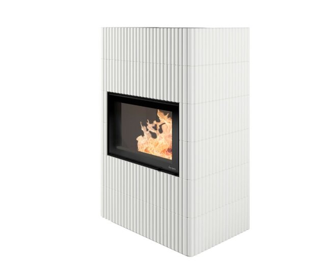 Kaminbausatz Nordpeis Wave F 2+2 dunkle Thermotte