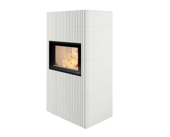 Kaminbausatz Nordpeis Wave F 3+2 helle Thermotte