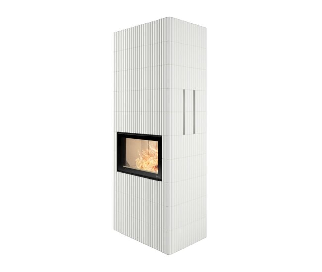 Kaminbausatz Nordpeis Wave F 3+5 helle Thermotte