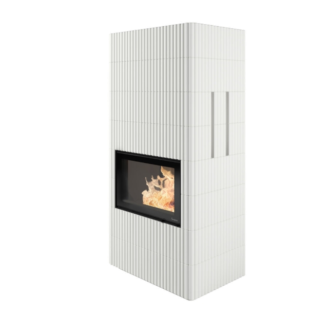 Kaminbausatz Nordpeis Wave F 2+4 dunkle Thermotte