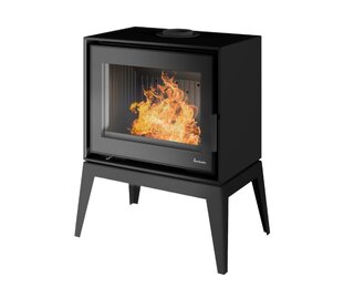 Nordpeis Kaminofen Sintra Steel dunkle Thermotte 403895