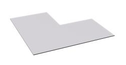 Quadro 1 Vorlegeplatte Glas klar 803836