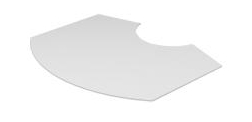 Origo Vorlegeplatte Glas klar 50 cm 806057
