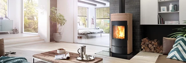 Kaminofen Drooff Arola 2 Edition PremiumGrey Raumluftunabhängig (RLU)