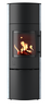 Drooff Kaminofen GARDA 2 Plus NatStone mit Fire+ Abbrandsteuerung & DROOFFolith Wärmespeicher (5 Ringe) 
