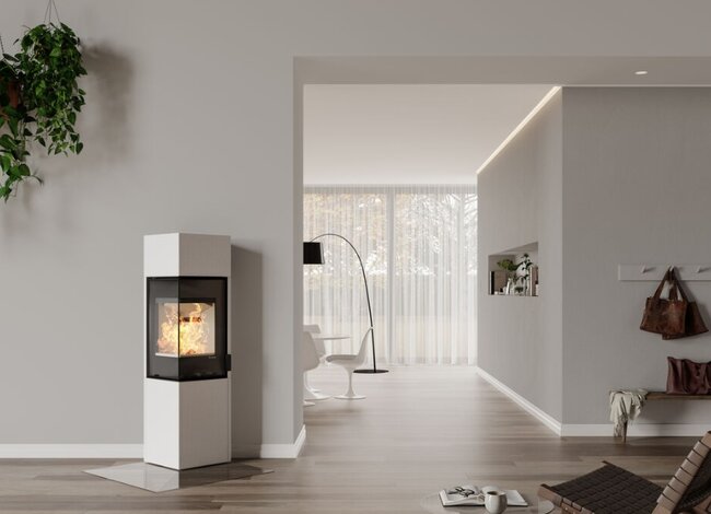 Nordpeis Kaminofen Quadro Colorado White Exclusive