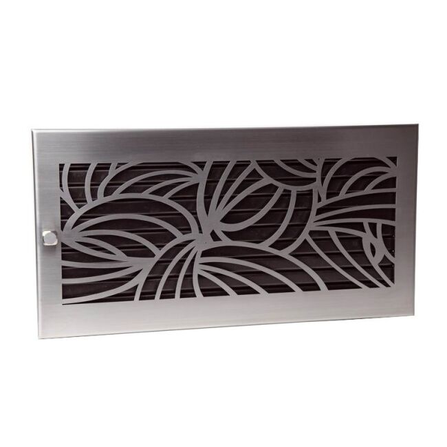 CB Warmluftgitter mit Designblende Edelstahl D2