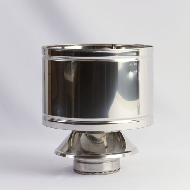 DINAK Edelstahlschornstein Wind Und Regenhaube DW Ø200