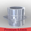 Edelstahlschornstein Grundplatte für Zwischenstütze DW 200