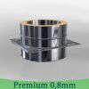 Edelstahlschornstein 0,8mm Premium Grundplatte für Zwischenstütze DW 150