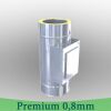 Edelstahlschornstein 0,8mm Premium Reinigung mit Tür DW 80