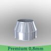 Edelstahlschornstein 0,8mm Premium Mündungsabschluß DW 300