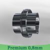 Edelstahlschornstein 0,8mm Premium Übergang DW Endstück EW DW 100