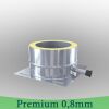 Edelstahlschornstein 0,8mm Premium Grundplatte universal DW 130