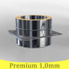 Edelstahlschornstein 1,0mm Premium Grundplatte für Zwischenstütze DW 200