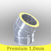 Edelstahlschornstein 1,0mm Premium Winkel 30° DW 100