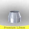 Edelstahlschornstein 1,0mm Premium Mündungsabschluß DW 80