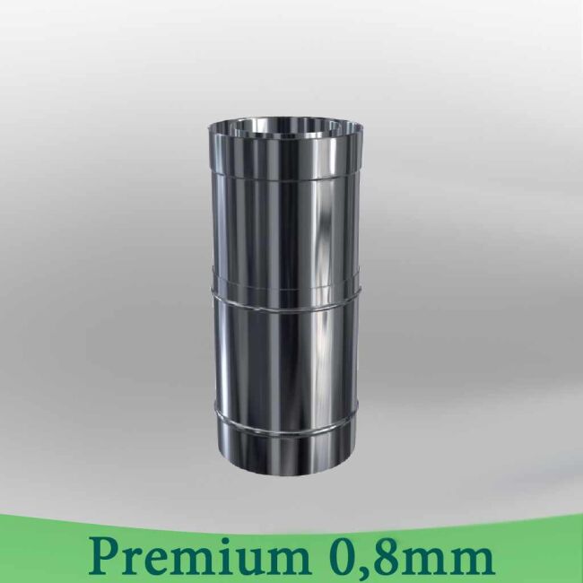 Edelstahlschornstein 0,8mm Premium Justierelement RTJ DW 200