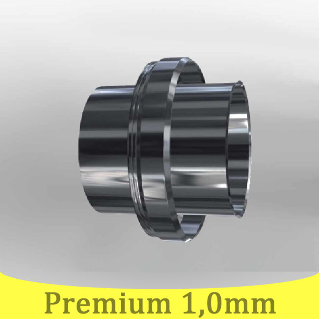 Edelstahlschornstein 1,0mm Premium Übergang DW Endstück EW DW 250