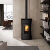 Edilkamin Pelletofen Cherie 9 Evo Air Tight C (RLU) Stahl dunkelgrau