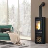 Edilkamin Kaminofen Tally Evo, 8,1 kW Stahl schwarz