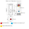 Edilkamin Kaminofen Tally UP Evo, 8,1 kW Stahl grau
