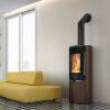 Edilkamin Kaminofen Tally UP Evo, 8,1 kW Stahl bronze