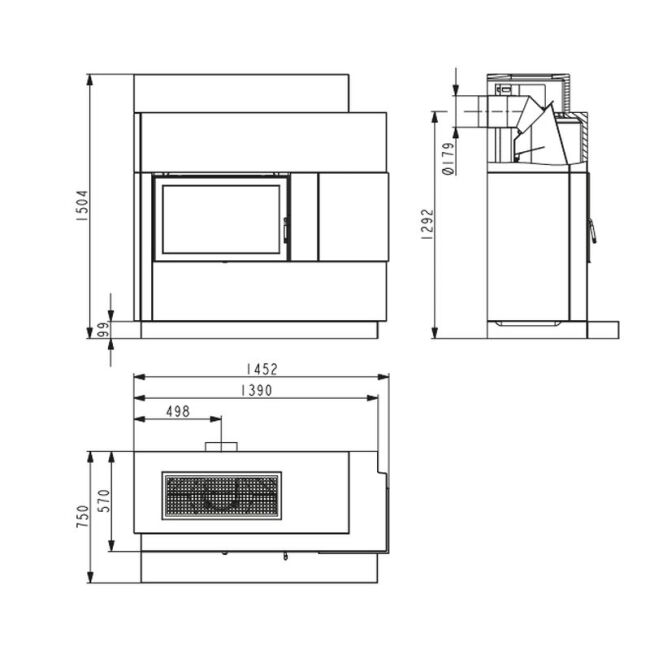 Haas+Sohn Kaminbausatz Premium ADONIS-II