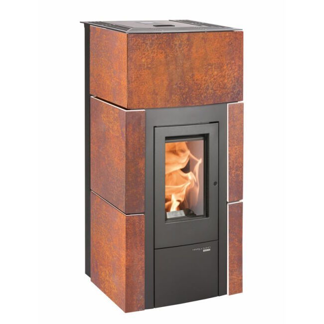 Haas+Sohn Pelletofen Premium HSP 6 HELENA-C RLU perl-anthrazit