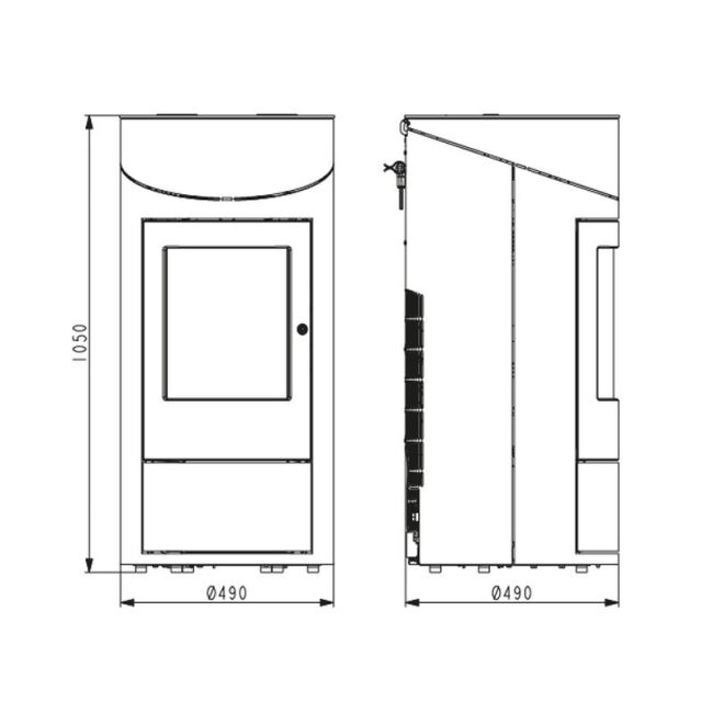 Haas+Sohn Pelletofen Premium HSP 7 DIANA