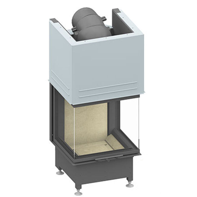 Camina Schmid Kamineinsatz Ekko U 5545h, Seitenscheibe 45 cm