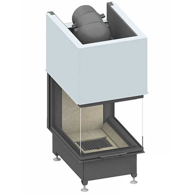 Camina Schmid Kamineinsatz Ekko U 5557h, Seitenscheibe 67 cm