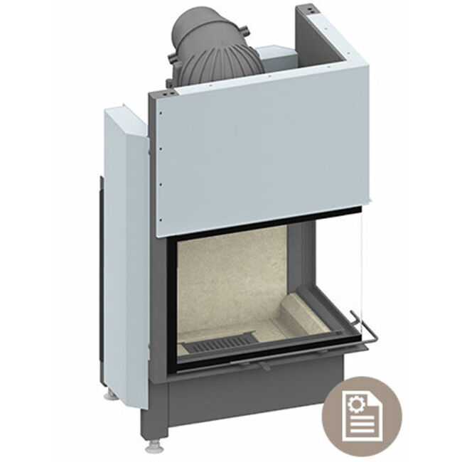 Camina Schmid Kamineinsatz Ekko R 67h 45 cm