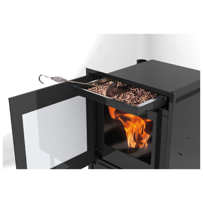 Edilkamin wasserführender Pellet Heizkamin Idropellbox, 15,7 kW