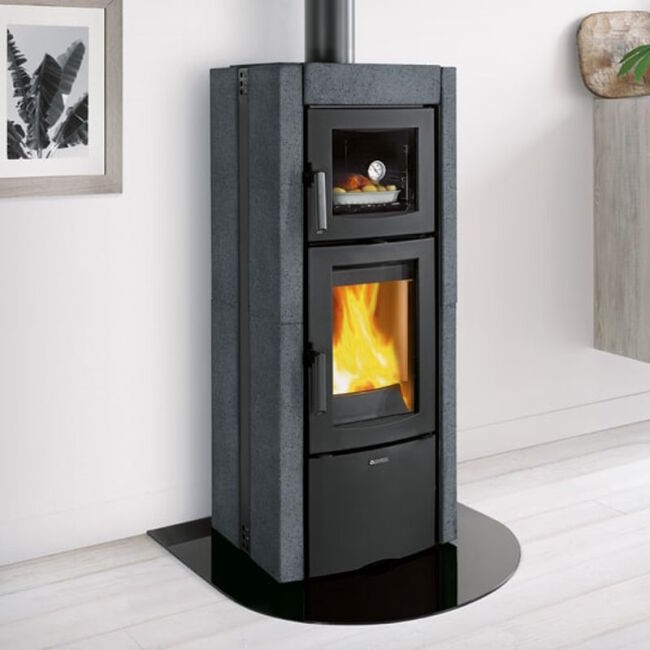 Kaminofen La Nordica Ester Vulcanstein forno Evo (mit Backfach)