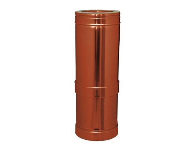 DINAK Kupferschornstein Schiebeelement 340-530 DW Ø 80