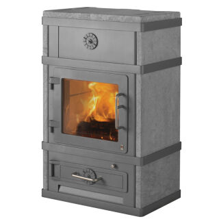 Kaminofen Lotus 2080 Grundmodell mit Specksteinseiten
