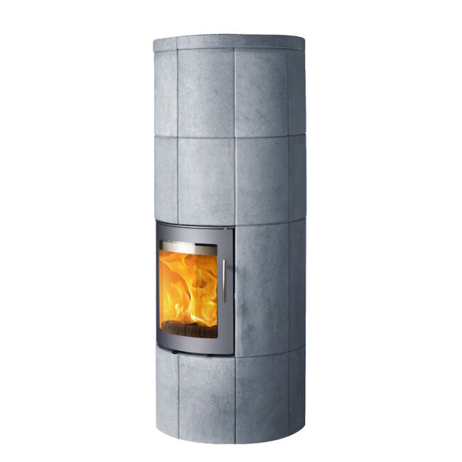Kaminofen Lotus M2 mit Natursteinverkleidung inkl. PowerStone